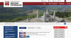 Desktop Screenshot of brezova.sk